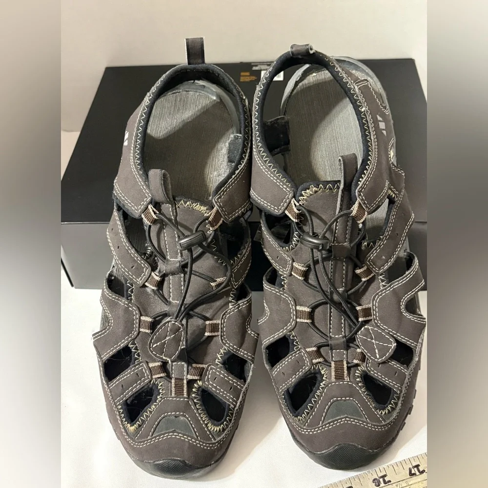 Northside sandals Men's SZ 11.5 Burke II outdoor Brown‎ closed-toe water hiking
